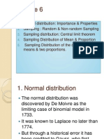 Normal Distribution, Sampling & CLT: Properties, Methods, Distributions