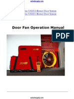 AC Manual Door Fan Operation