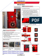 AC QuickGuide Blower Door QG301 DM32