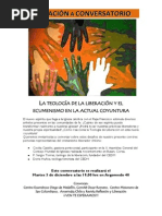 Conversatorio Teología de la Liberacion y Ecumenismo