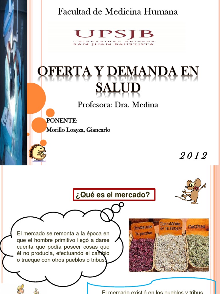 Oferta y Demanda en Salud | PDF | Precios | Mercado (economía)