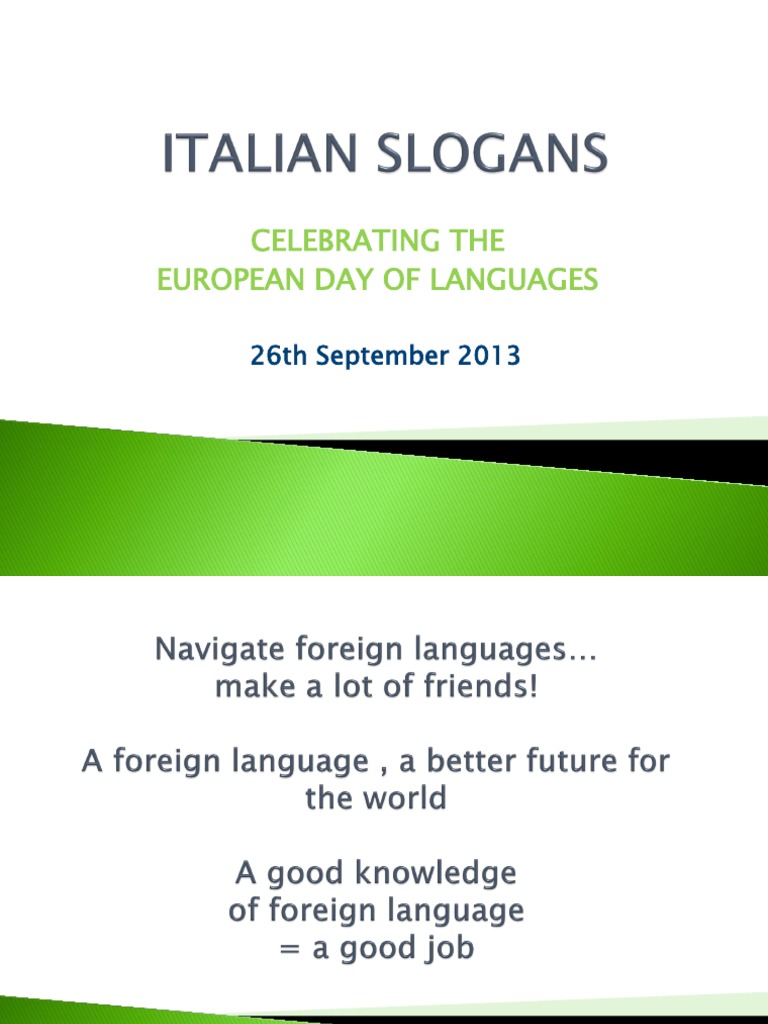 Italian Slogans PDF