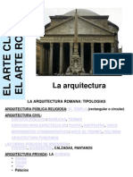 La arquitectura romana: templos, basílicas y termas