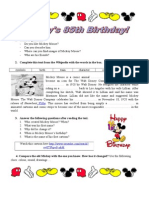 Mickey Mouse's 85th Birthday