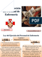 Ley Del Ejercicio Del Personal de Enfermera