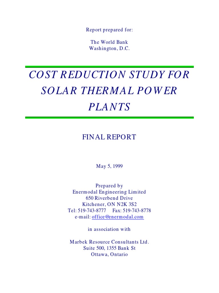 Solar Thermal Power Plants | PDF | Solar Energy | Power Station