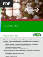 GlyTol® LibertyLink® TwinLink® Cotton Trait