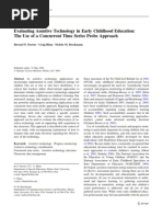 Evaluating Assistive Technology in Early Childhood Education