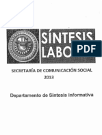 Síntesis Laboral CTM 19 Noviembre 2013