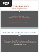 EVALUACIÓNPROGRAMAS