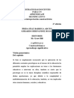 Estrategias docentes para un aprendizaje significativo Una interpretación constructivista