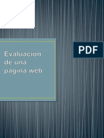 Evaluación de Una Pagina Web