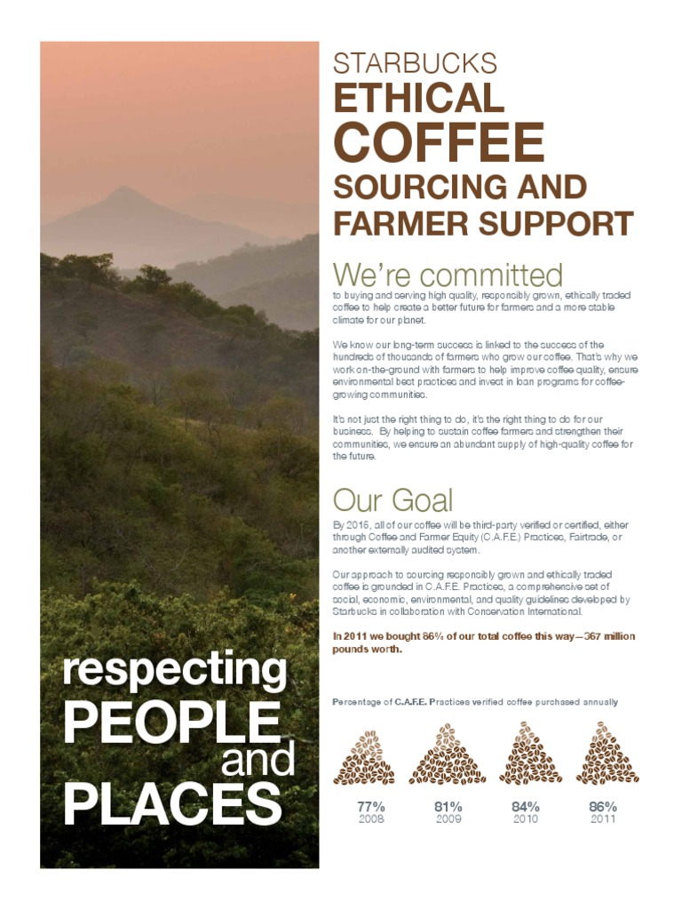 Starbucks Ethical Coffee Starbucks Coffee