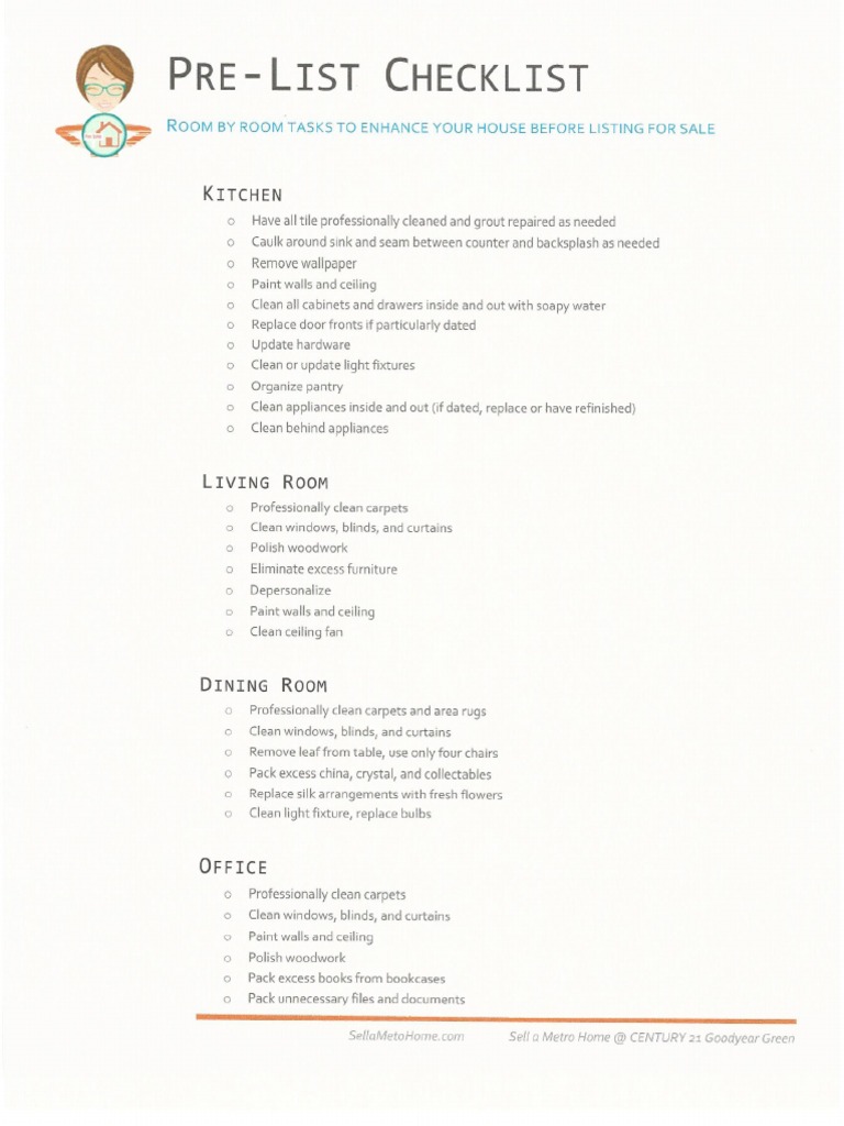 PreList Checklist | PDF