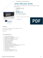 Control Biometrico Horario Anviz - ARGSeguidad