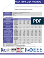 Ficha Tecnica Geomembrana Lisa Hdpe Nominal v.2 (01) Marzo 13