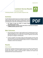 Preliminary 2013 NLF Survey Results - Pests and Weeds