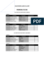 Pruebas de Atletismo 2007