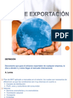 Plan Exportacion