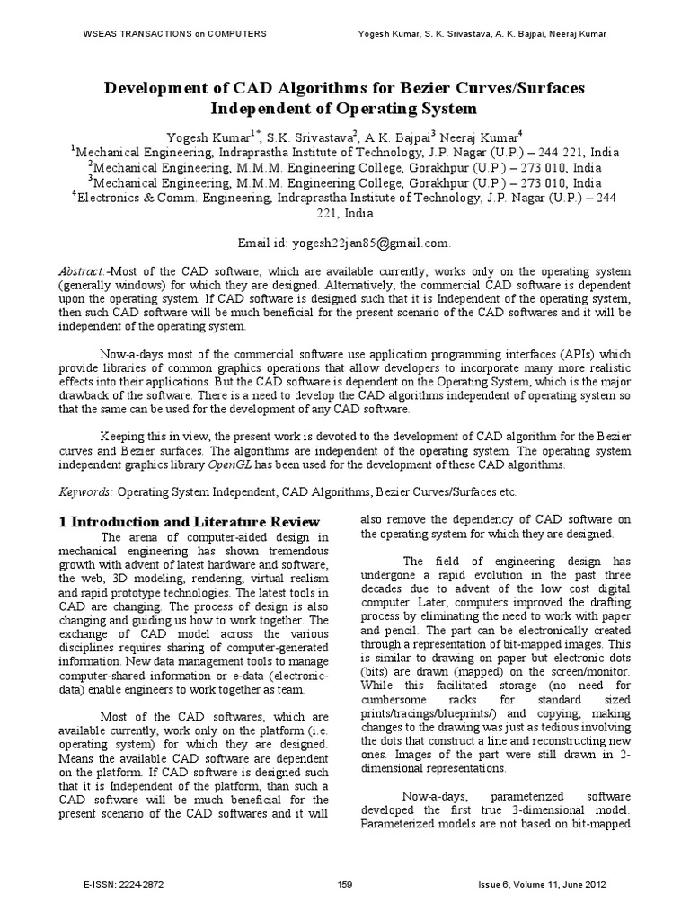 CAD System Algorithm | PDF | Computer Aided Design | Computer Graphics