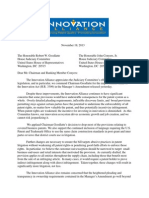 Innovation Alliance Concerns Over Innovation Act, H.R. 3309