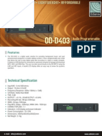 Audio Programmable Timer: Technical Specification