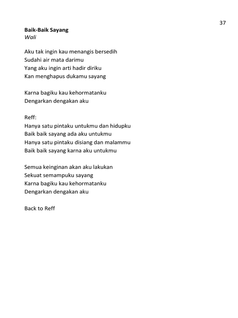 Indonesia Lyric B | PDF