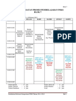 Jadwal Blok 7 2013 New