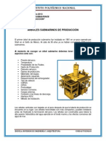 Árboles submarinos de producción