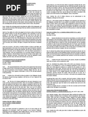 Wills Case Digest