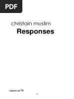 Chirstain and Muslims - Responses