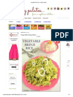 Vegetable Brinji Rice _Tickling Palates