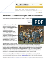 Venezuela Sí Tiene Futuro Por José Luis Cordeiro
