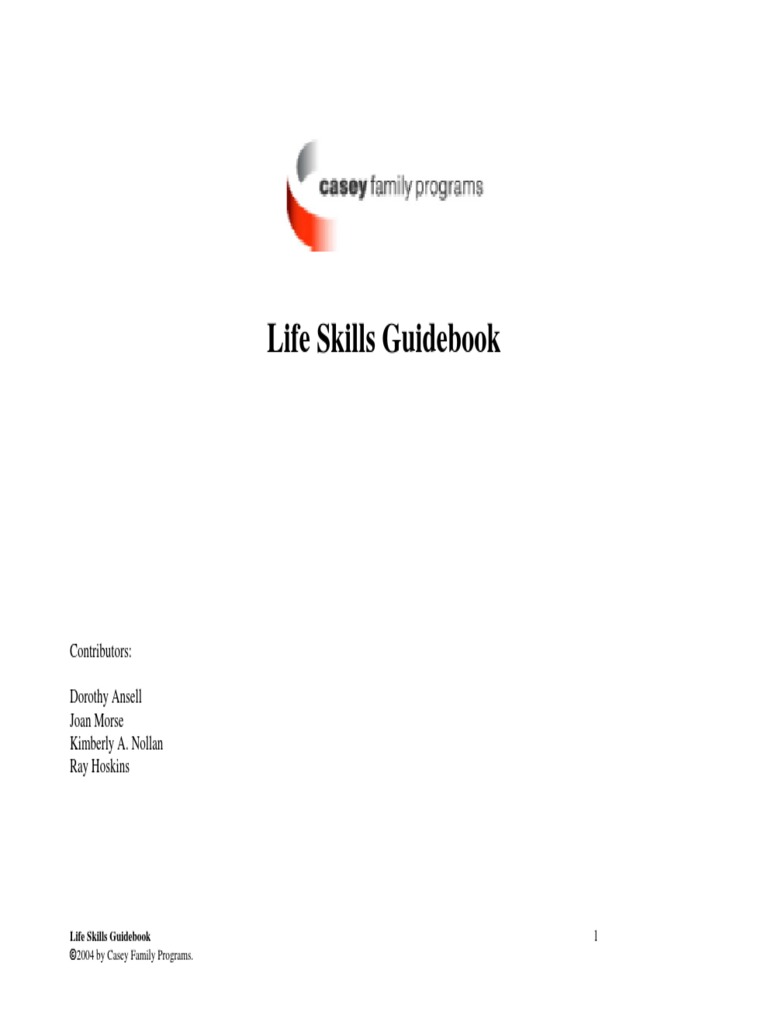 Casey life skills guidbook 1 pdf parenting relationships