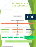 El Derecho A La Libertad de Conciencia