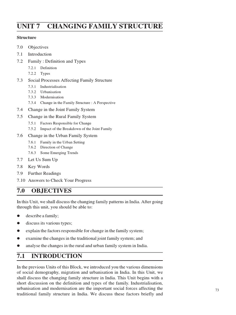 Changing Family Structures in India | PDF | Polygamy | Kinship