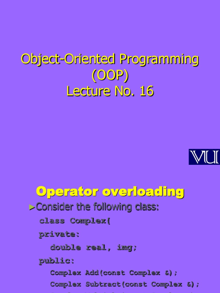 C++ Operator Overloading Explained | PDF | C++ | Integer (Computer Science)