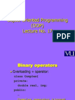 Object Oriented Programming (OOP) - CS304 Power Point Slides Lecture 17