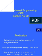 Object Oriented Programming (OOP) - CS304 Power Point Slides Lecture 16 ...