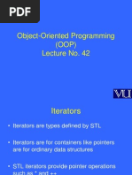 Object Oriented Programming (OOP) - CS304 Power Point Slides Lecture 42