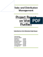 Final Report On Water Purifiers