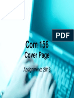 Com156 Cover Page 2013