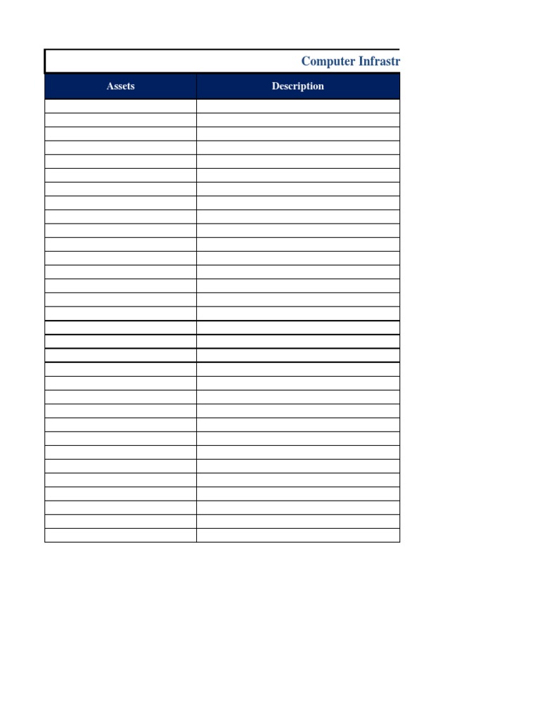 IT Asset Register Template | PDF | Games & Activities