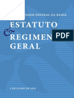 Estatuto e Regimento Da UFBA