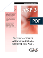 Libro - Programacion De Aplicaciones Para Internet Con Asp 3 - Grupo Eidos - Español - Spanish - Manual