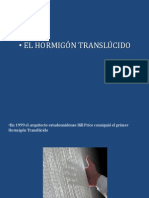 hormigon translucido