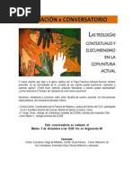 Conversatorio Teología de la Liberacion y Ecumenismo