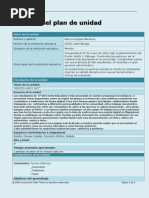 plantilla del plan de unidad seminario entre pares