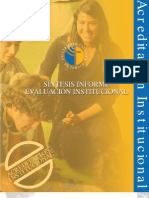 SÍNTESIS INFORME EVALUACIÓN INSTITUCIONAL 2004