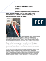 El 2do gobierno de Belaúnde en la economia peruana